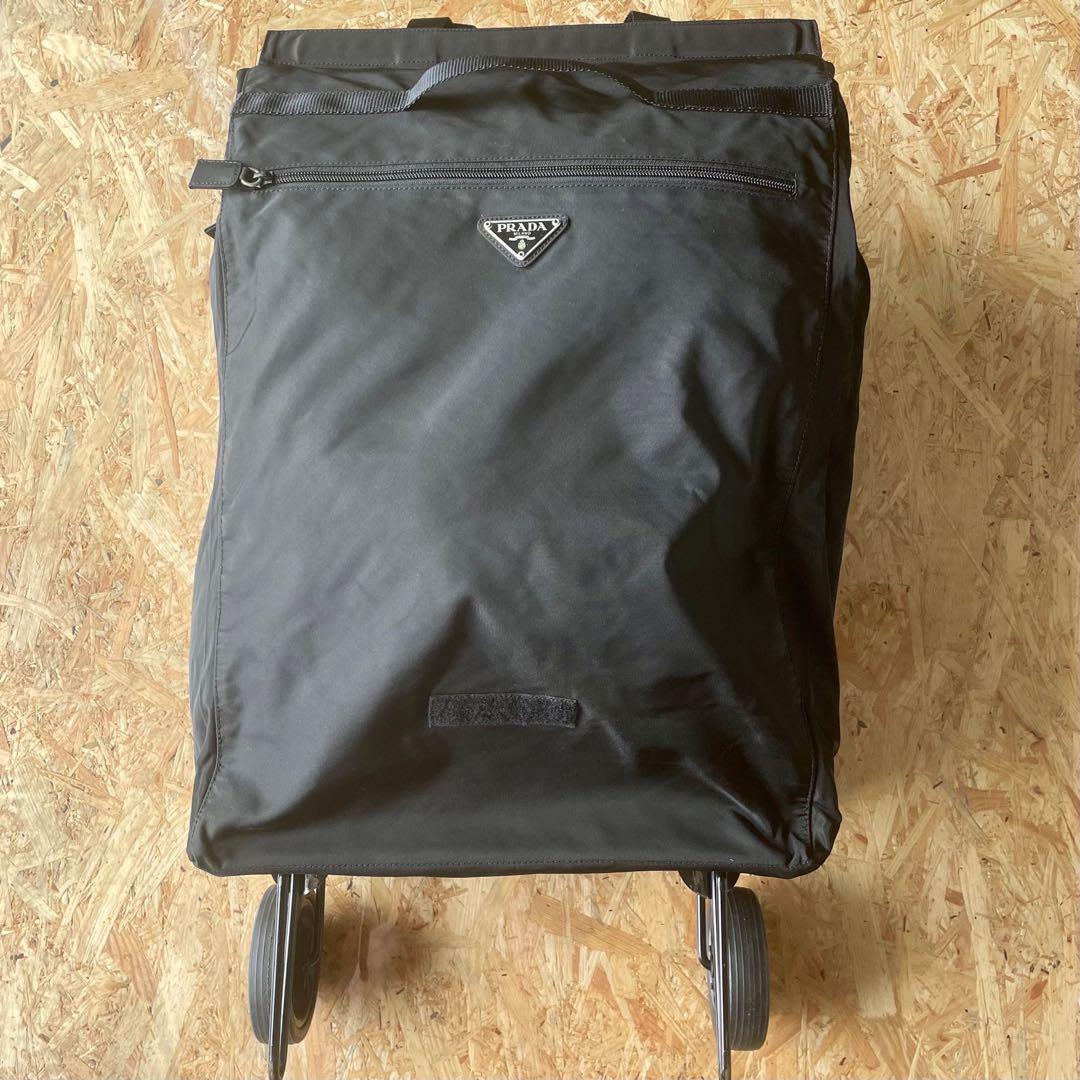 PRADA折りたたみ式ナイロン キャリーバック