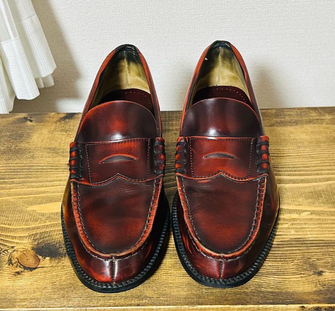 【KENFORD】ダークブラウン レザー ローファー
