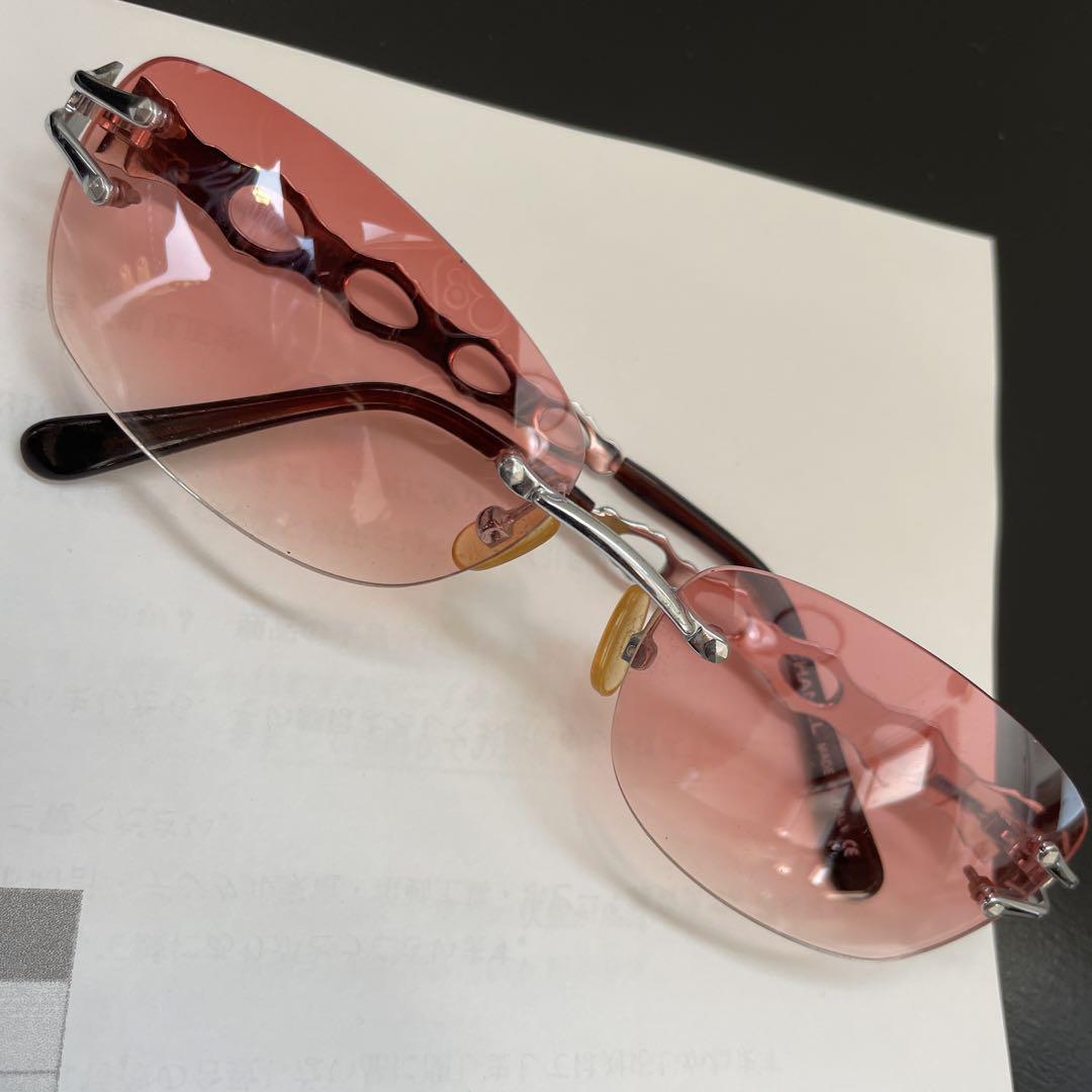CHANEL シャネル サングラス、眼鏡フレーム 度なし ツーポイント 美品 画像9