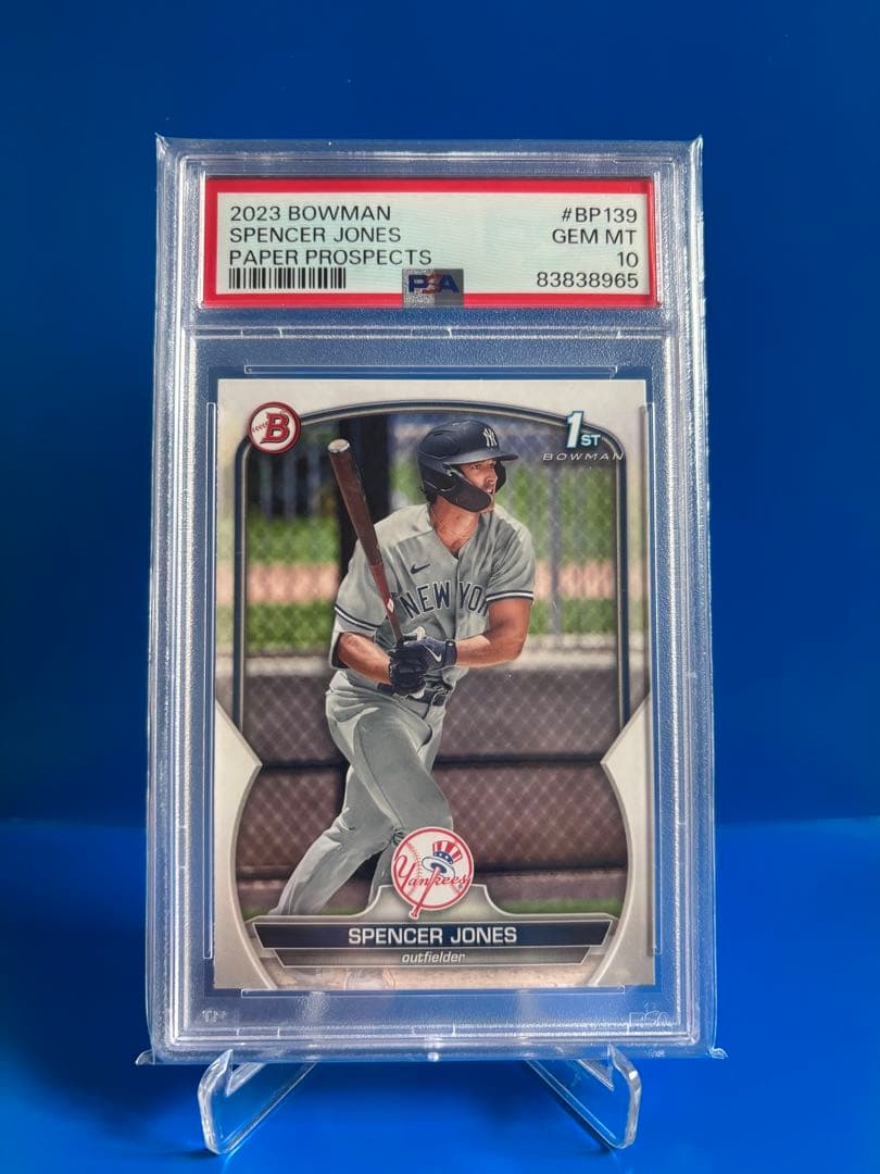PSA10 Spencer Jones 1st Bowman 2023