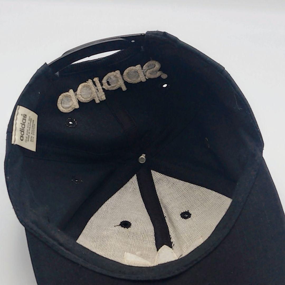 ヴィンテージキャップ adidas ブラック ベースボールキャップ 90's