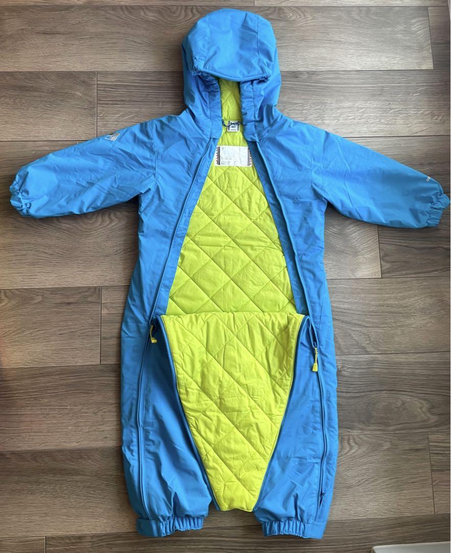 美品★モンベル スノーウェア パウダーカバーオール 雪遊び