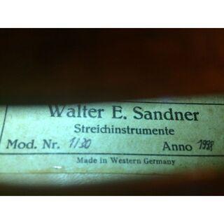 【 ドイツ製 バイオリン】（ 4/4：Walter E. Sandner ）