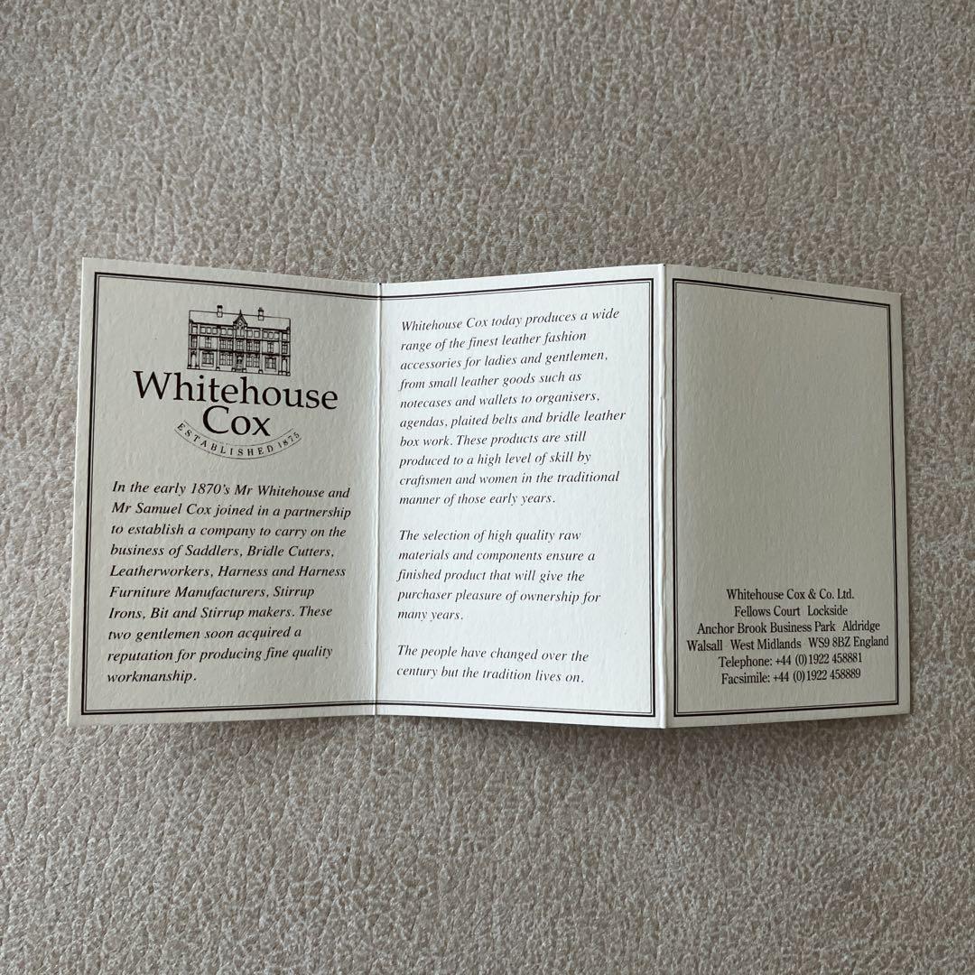 White house Cox 紳士用財布