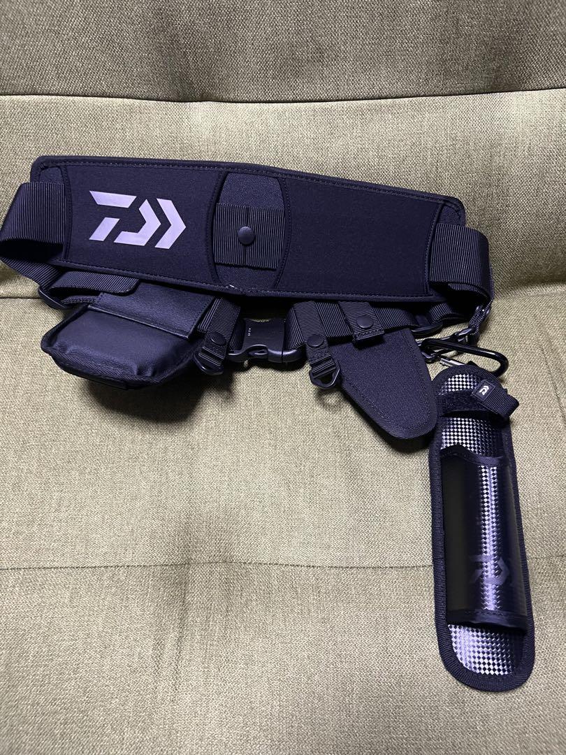 Daiwa フィッシングベルト 黒 セット
