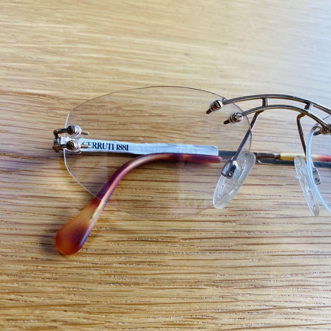 CERRUTI 1881 正規品 ゴールド 眼鏡 メガネ セルッティ
