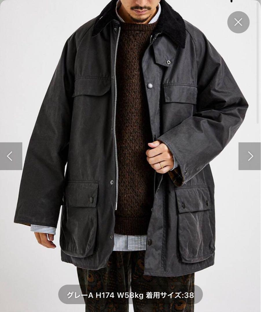 2022年製Barbour JS別注OS OLD LONG Bedale 38