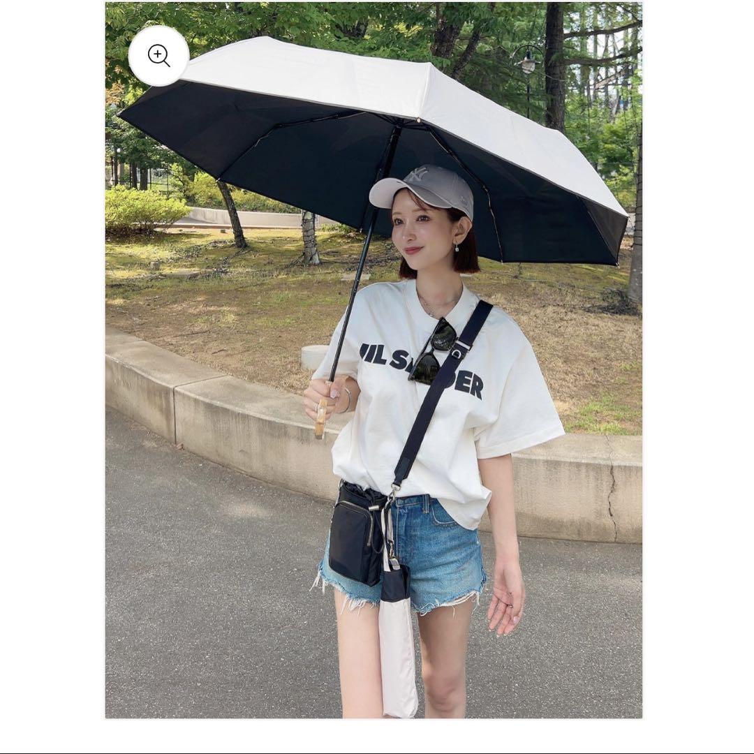 しーちゃん　しぃちゃん　完全遮光　晴雨兼用日傘　折りたたみ　ベージュ　完売