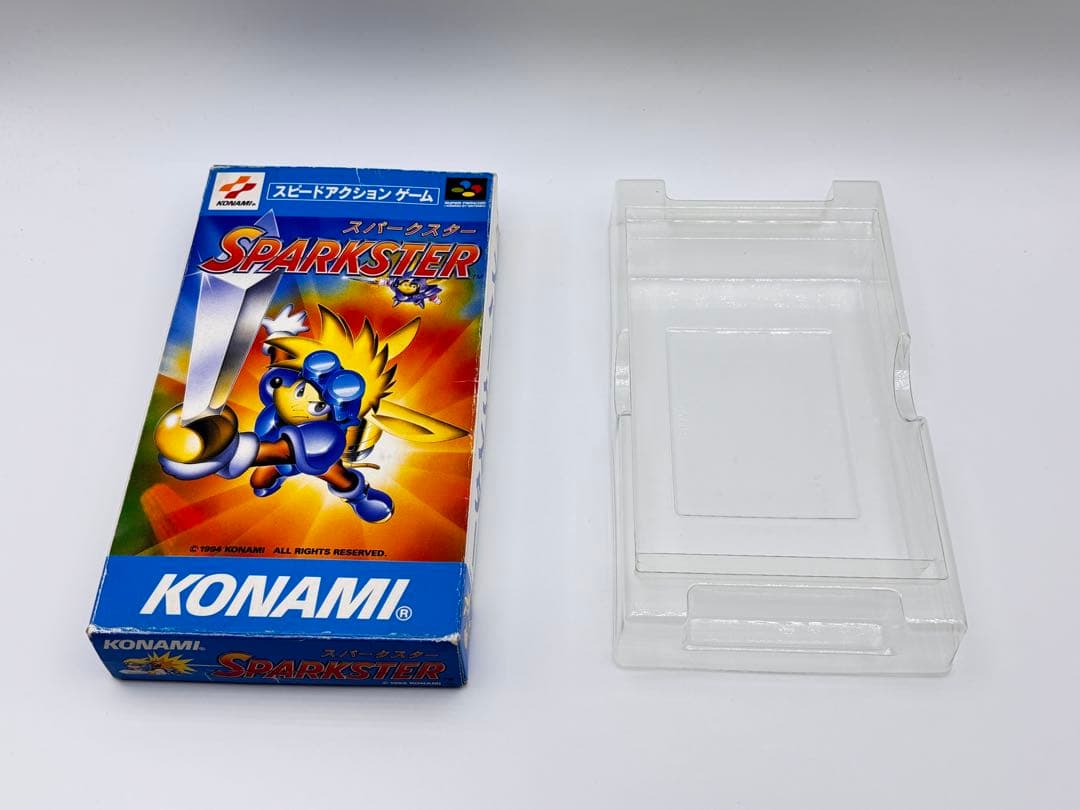 動作確認済　スパークスター　スーパーファミコン 箱説付