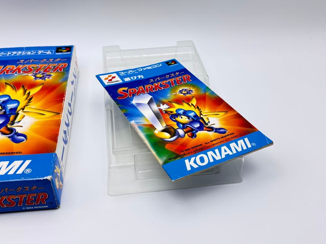 動作確認済　スパークスター　スーパーファミコン 箱説付
