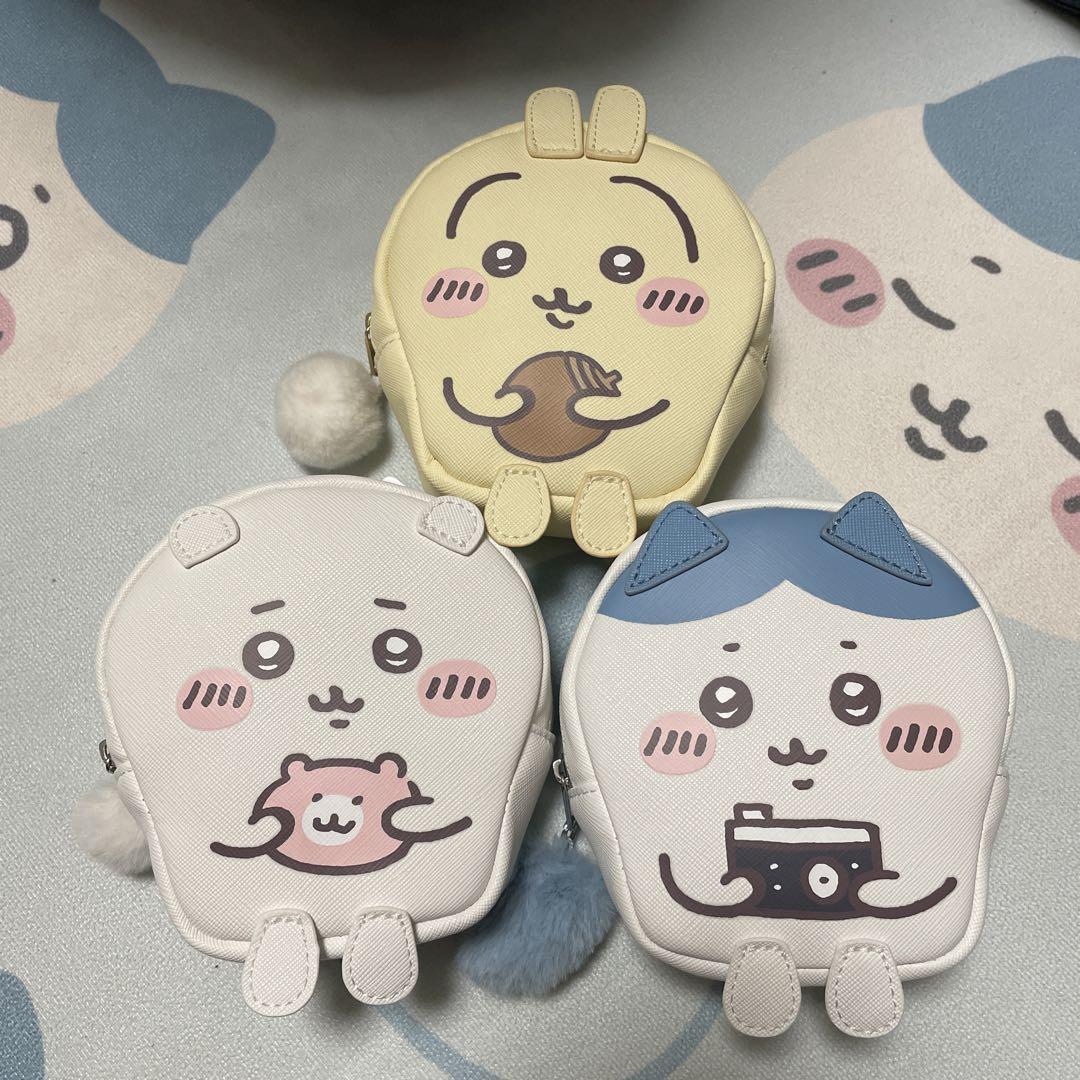 GU gu ちいかわ ポーチ CHIIKAWA 新品 ハチワレ うさぎ 3点