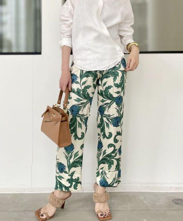 SENSI STUDIO Print Slouchy Pants 激安 SENSI STUDIO Print Slouchy Pants 激安