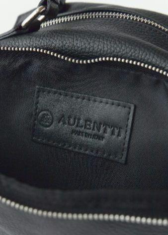 AULENTTI BOX型バッグ ショルダーバッグ レザー ブラック