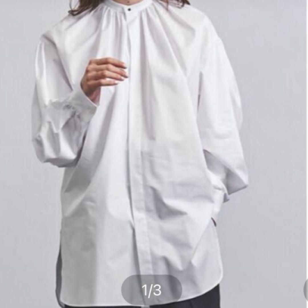 HYKE  GATHERED SHIRT ギャザーシャツ