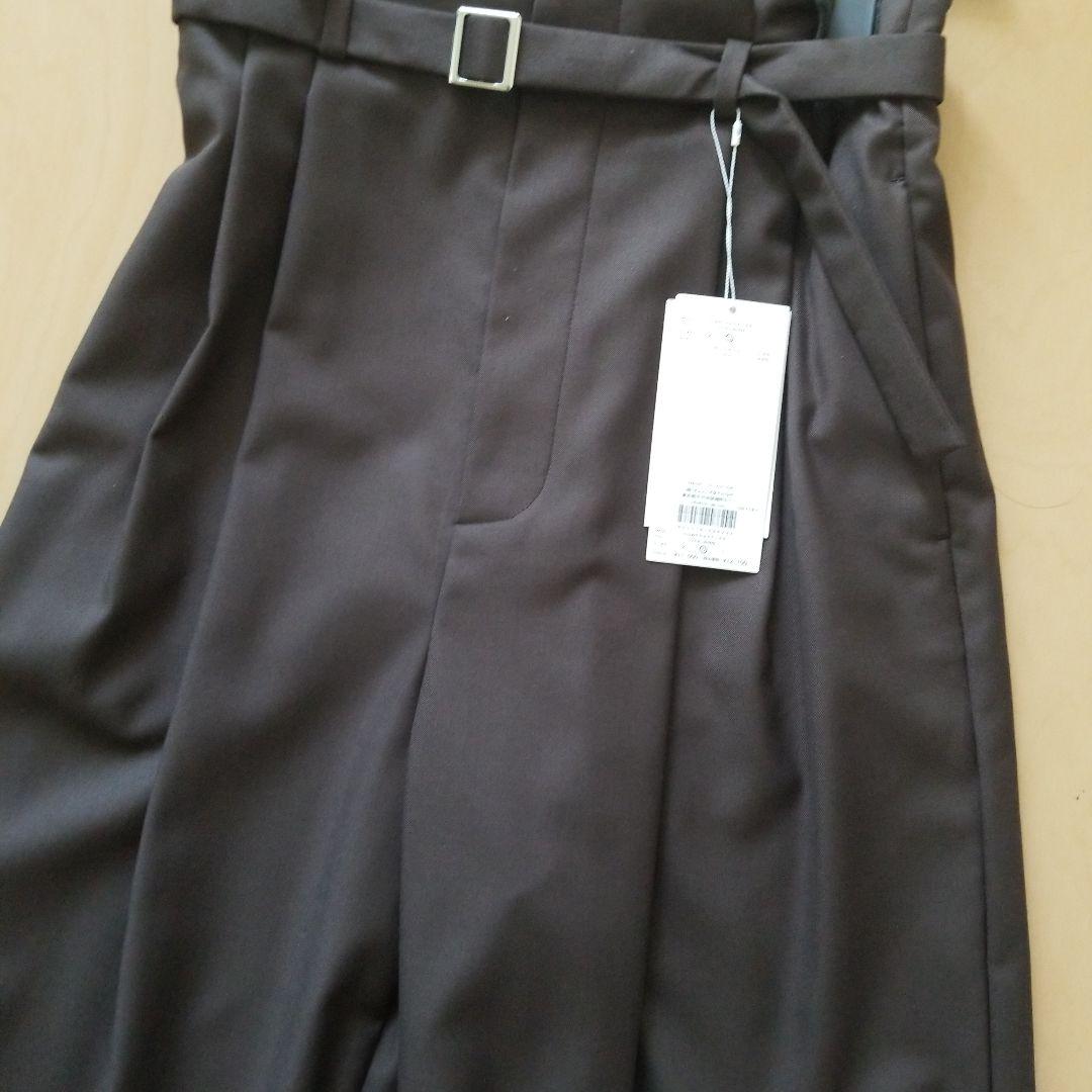 ミラオーウェン ベルト付き後ろゴム ペーパーバックパンツ 完売カラー
