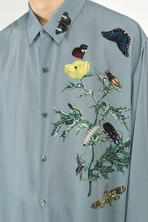 【国産】 LAD MUSICIAN 21AW FLOWER INSECTシャツ 新品 【3661452522】(25499円)