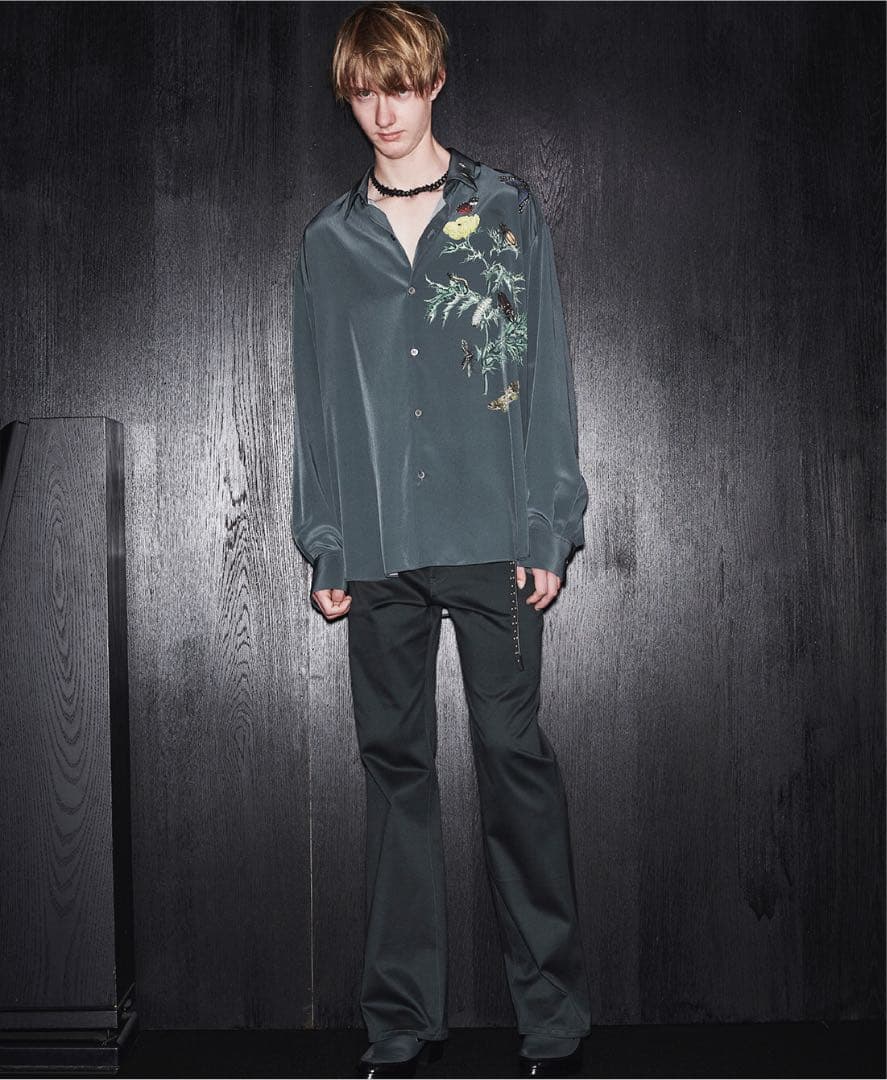 【国産】 LAD MUSICIAN 21AW FLOWER INSECTシャツ 新品 【3661452522】(25499円)