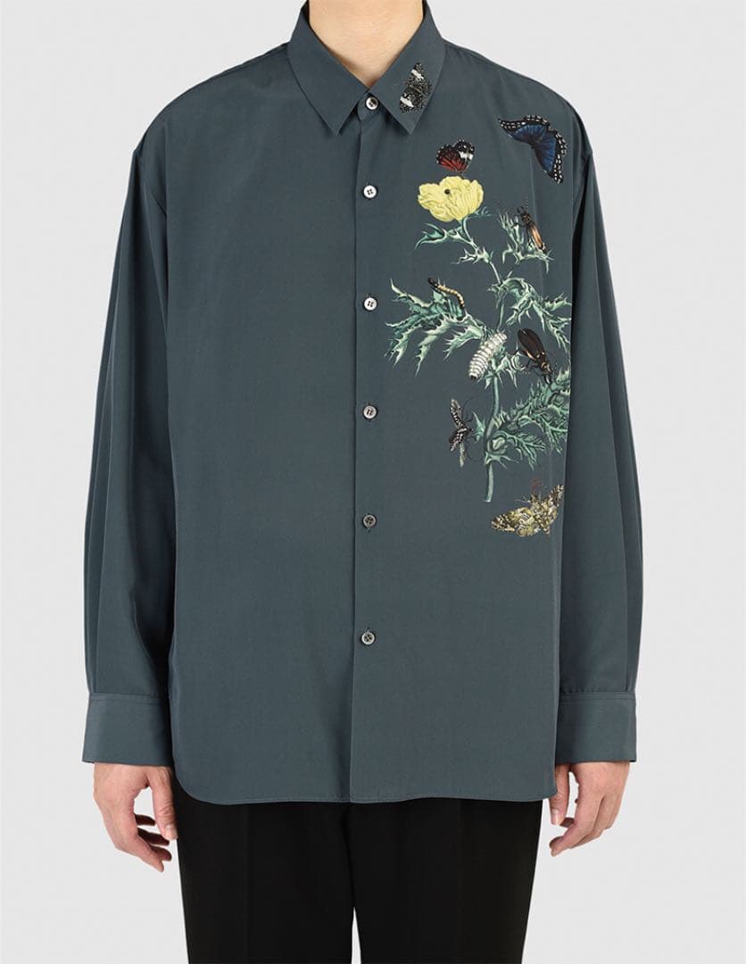 【国産】 LAD MUSICIAN 21AW FLOWER INSECTシャツ 新品 【3661452522】(25499円)