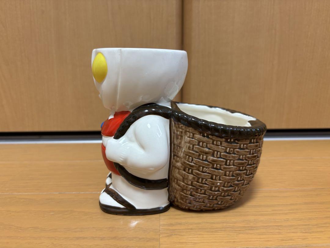 ウルトラマン 陶器製 置物 ペン立て 貯金箱 小物入れ 昭和 レトロ 当時物