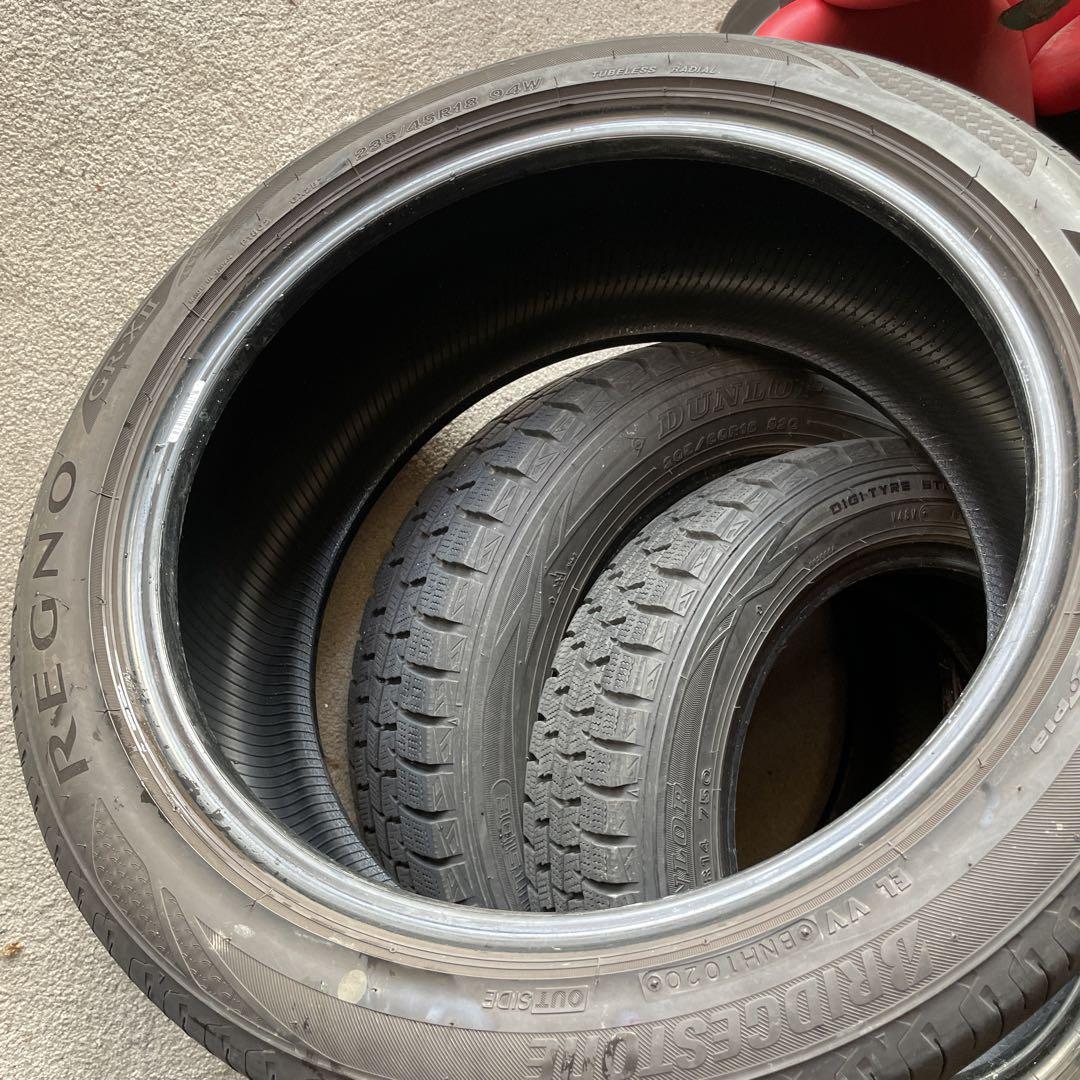 BS REGNO GR-X2 235/45R18 中古2本　2020年製