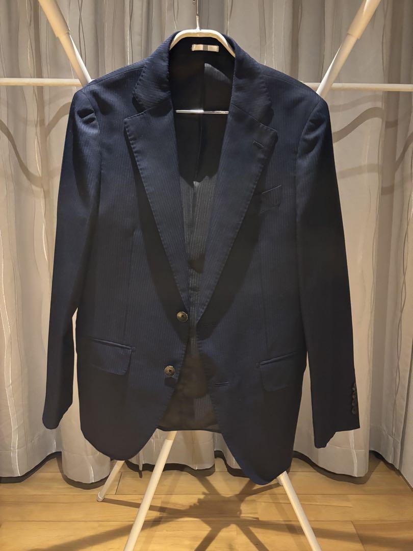 SUIT SELECT ネイビー ビジネススーツ/パンツセット A4