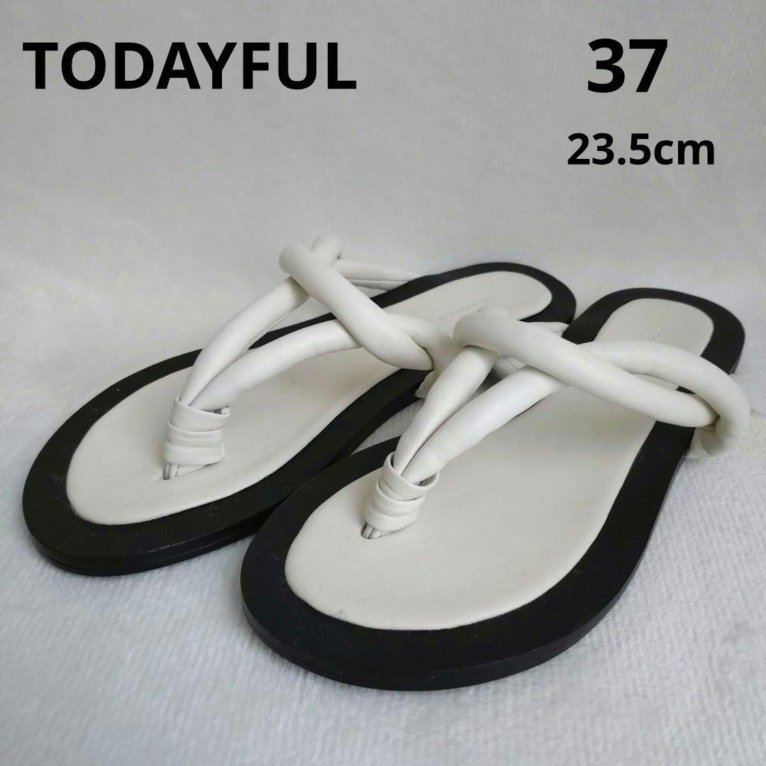 TODAYFUL トングサンダル フラットサンダル 23.5cm