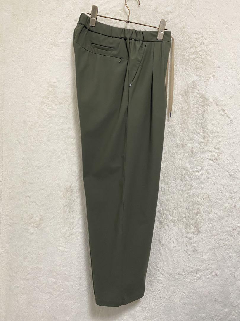 【極美品】春夏物 セラードアー メンズ イージーパンツ 46 80cm カーキ