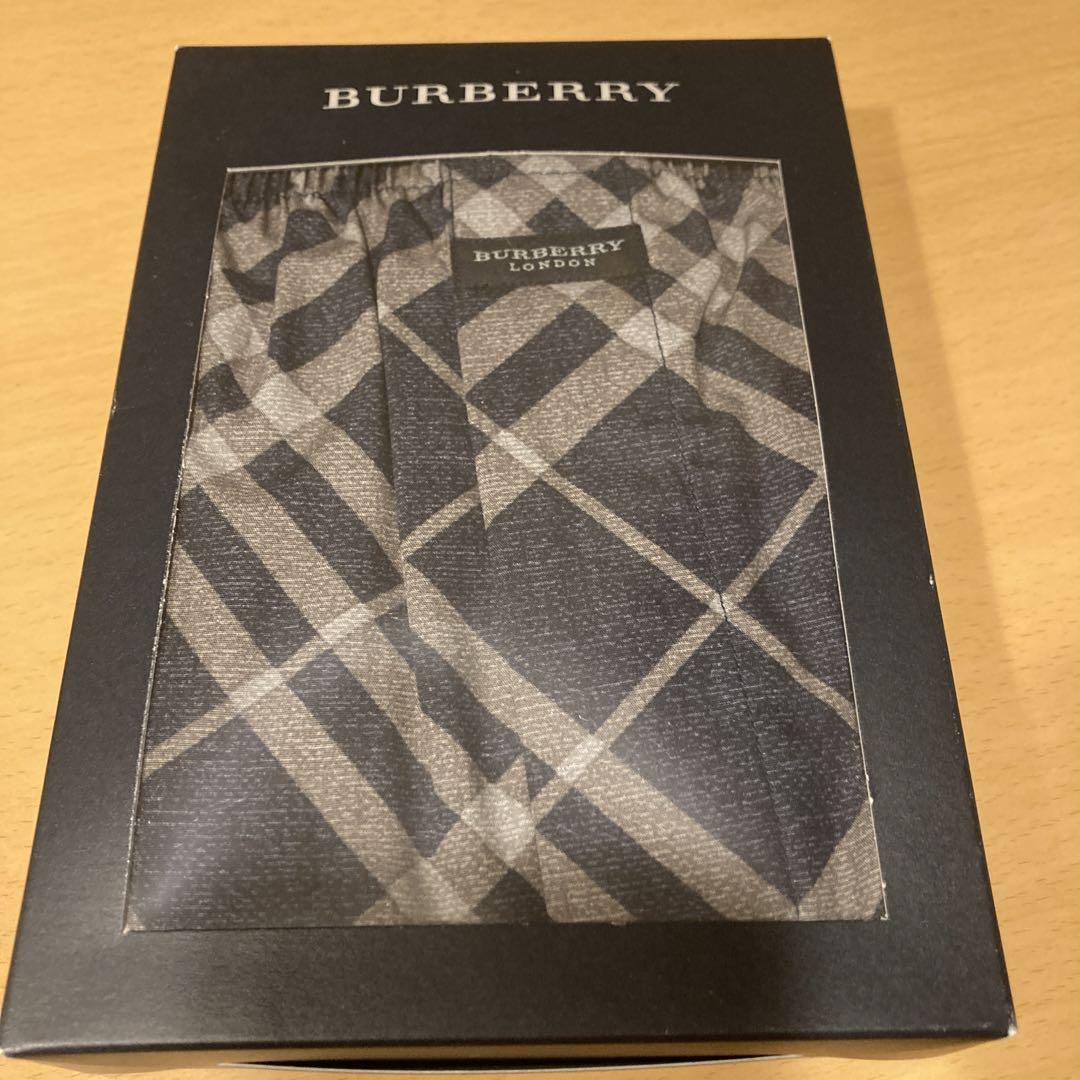 【未使用】　BURBERRY  トランクス　 チェック2枚セット　福助　サイズM