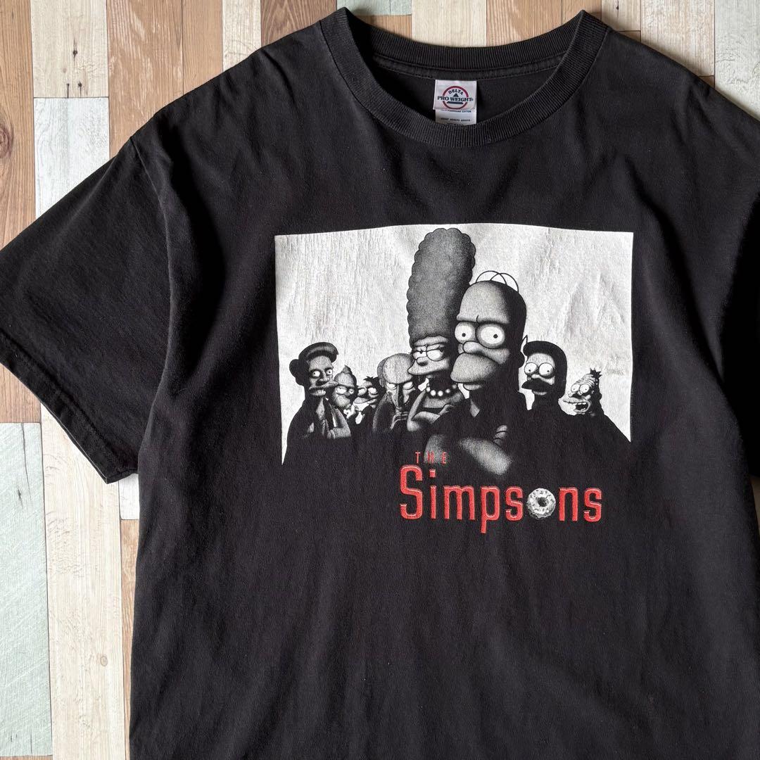 00s デルタ The Simpsons パロディ シンプソンズTシャツ XL 00s The Simpsons パロディ プリントTシャツ L DELTA