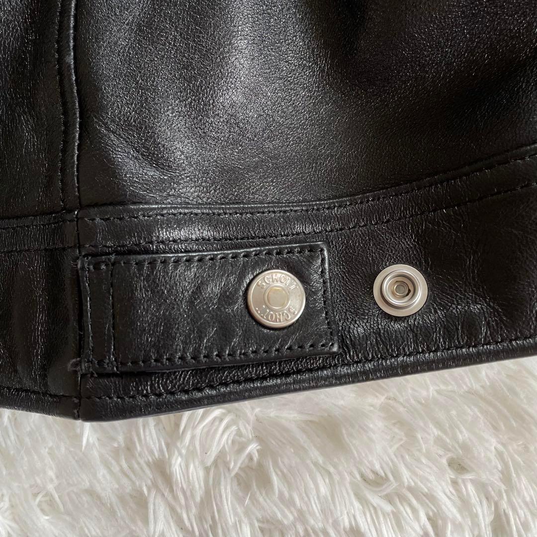 XXL 美品 Schott LEATHER TRACKER JACKET