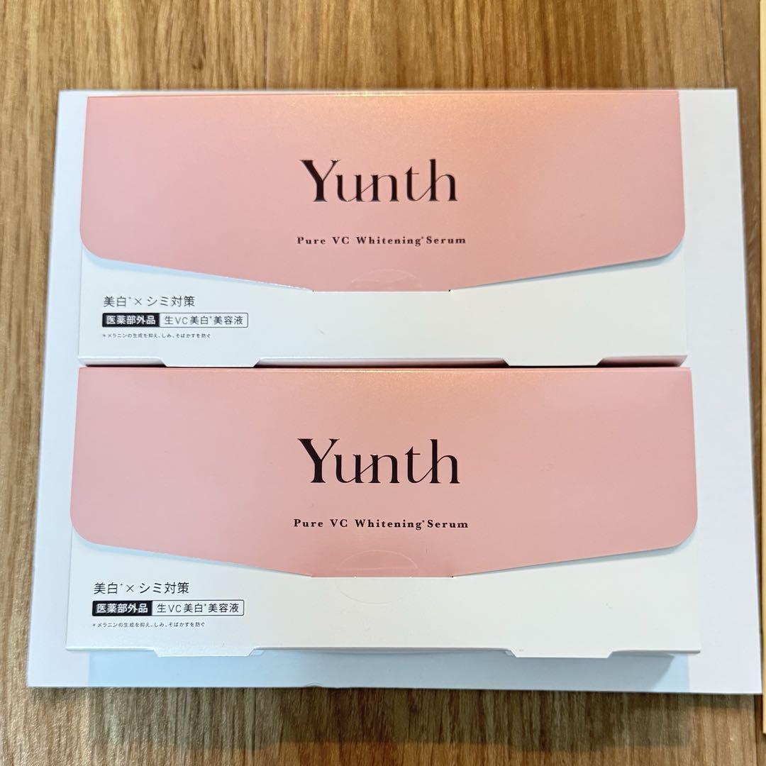 【新品】Yunth 薬用ホワイトニングエッセンスPVCa2箱＋バラ28包