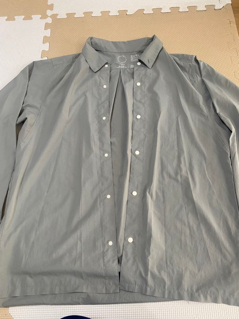 山と道 Bambooo shirtグレーUNISEX SS 山と道