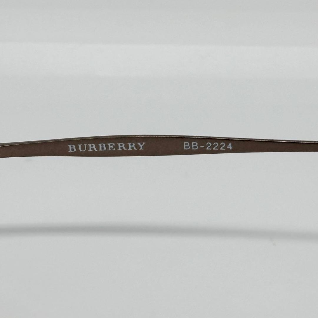 【美品】【バーバリー】チェック サングラス BB-2224 ケース付き