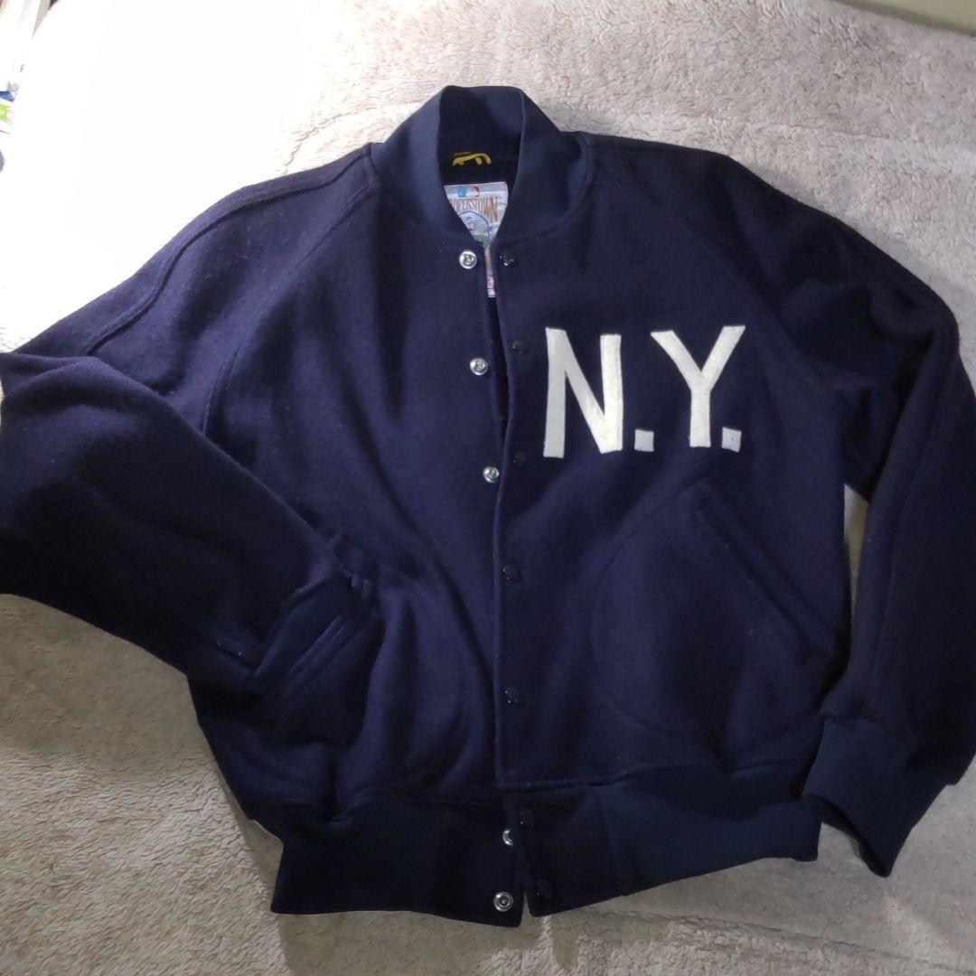 ✅あのN.Y. のロゴが映える♡  米国製 NY スタジャン♪
