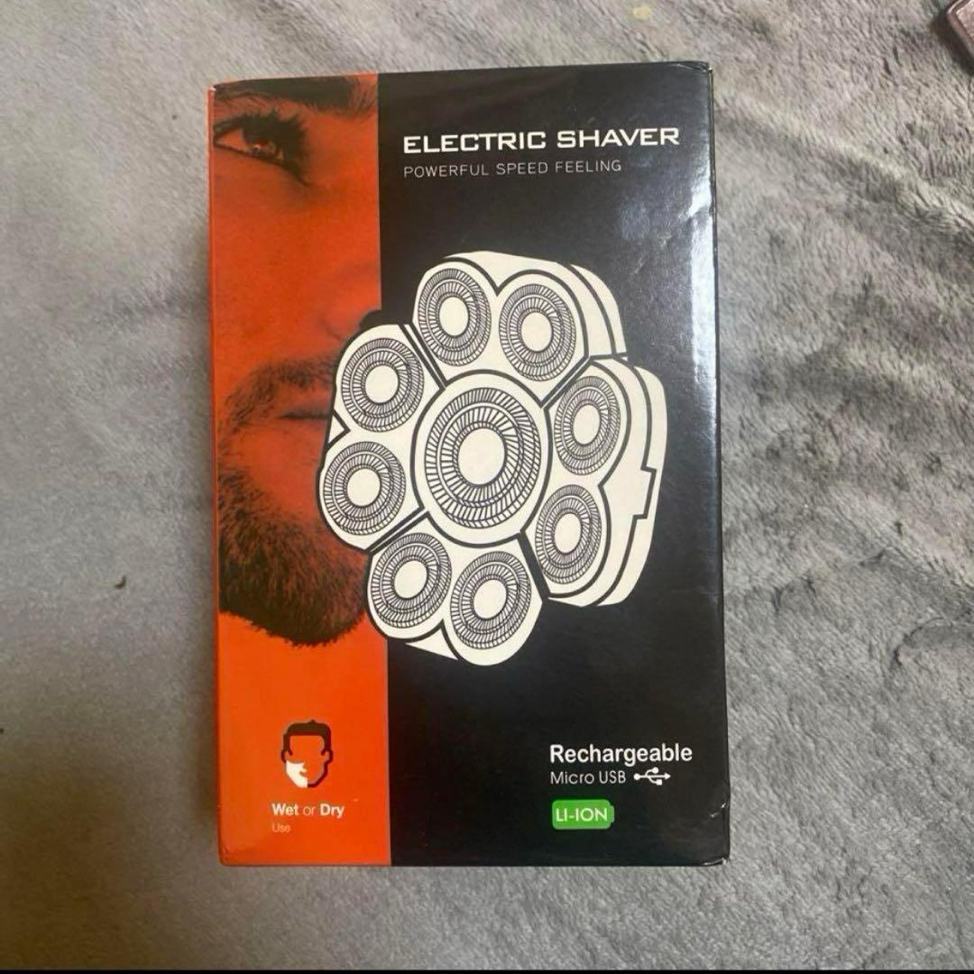 新品未使用品スキンヘッド＆髭剃り 兼用電気シェーバー 6 IN 1機能 スキンヘッド シェーバー126枚刃 髭剃りシェーバー 電動シェーバー