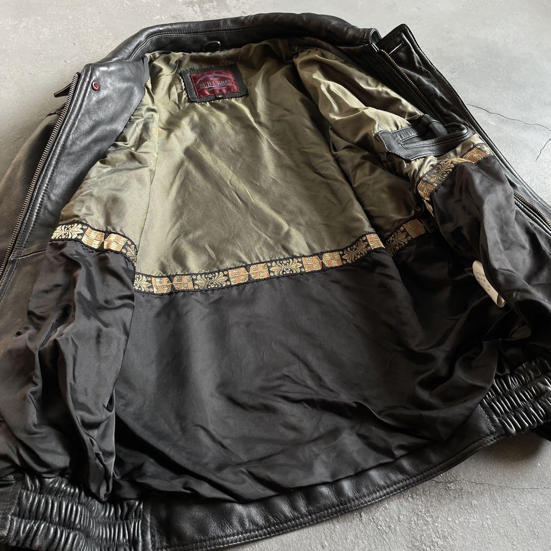 Sub Urban☆羊革☆ leather ‘bomber jacket