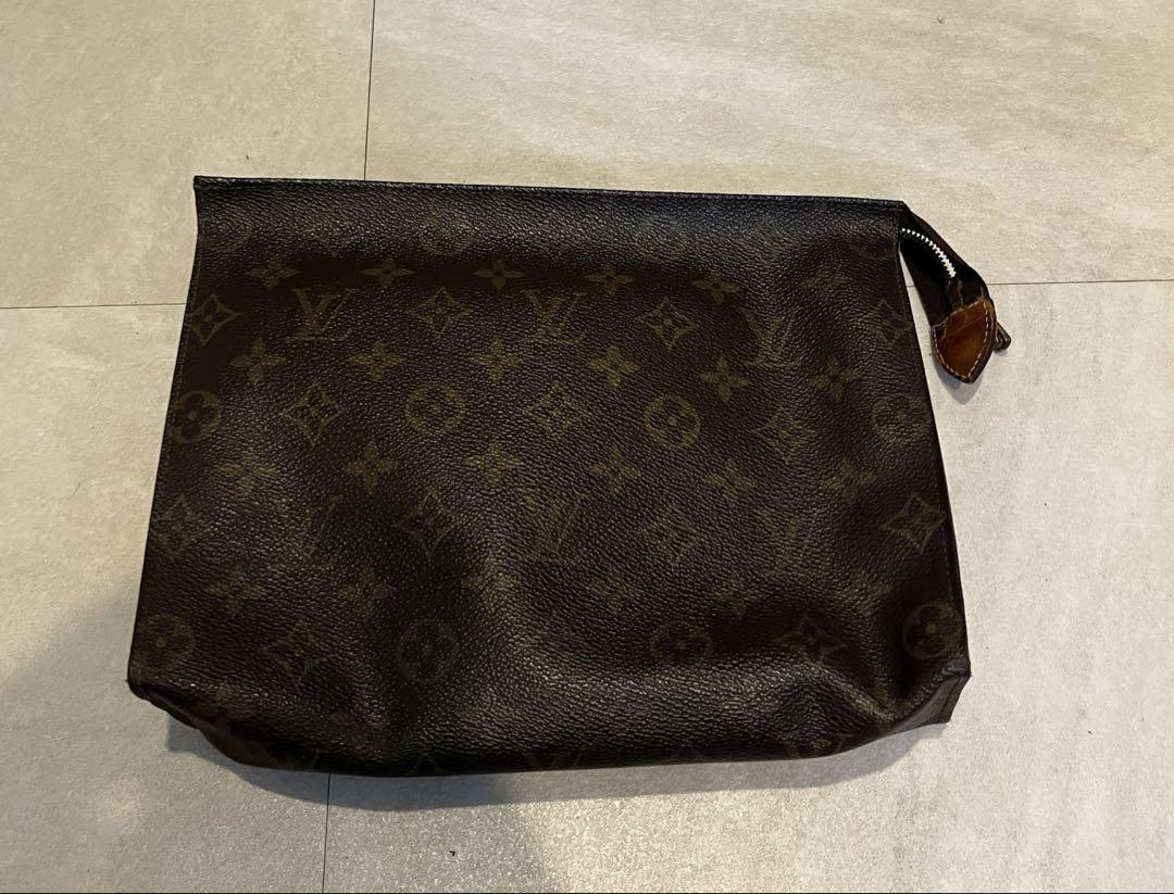 LOUIS VUITTON ルイヴィトン ポッシュトワレ ポーチ ブラウン