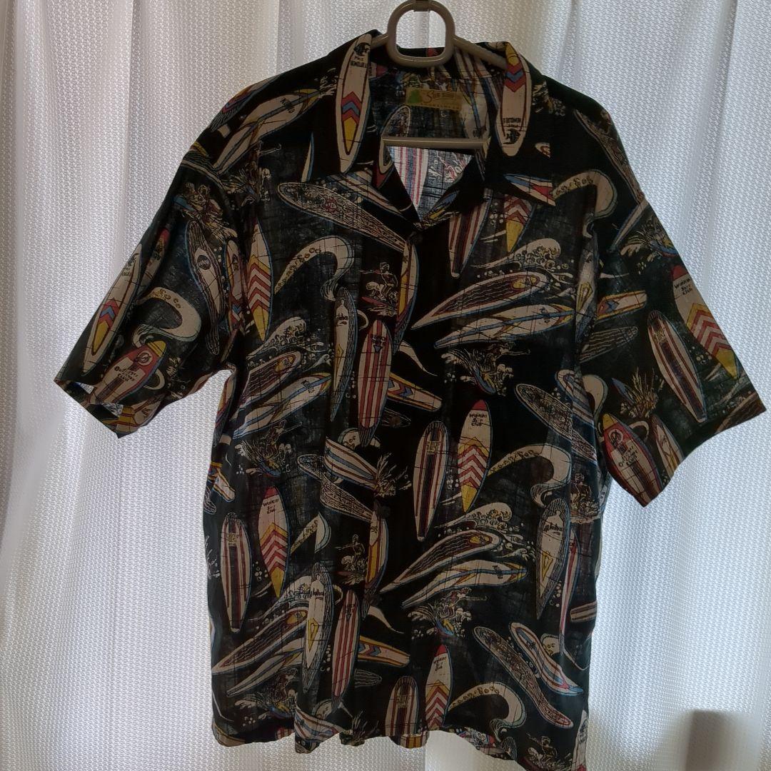 SUN SURF サーフボード柄 アロハシャツ XXL