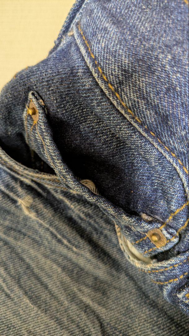 【1996年製】LeVI's メンズ511スキニダメージW33L30
