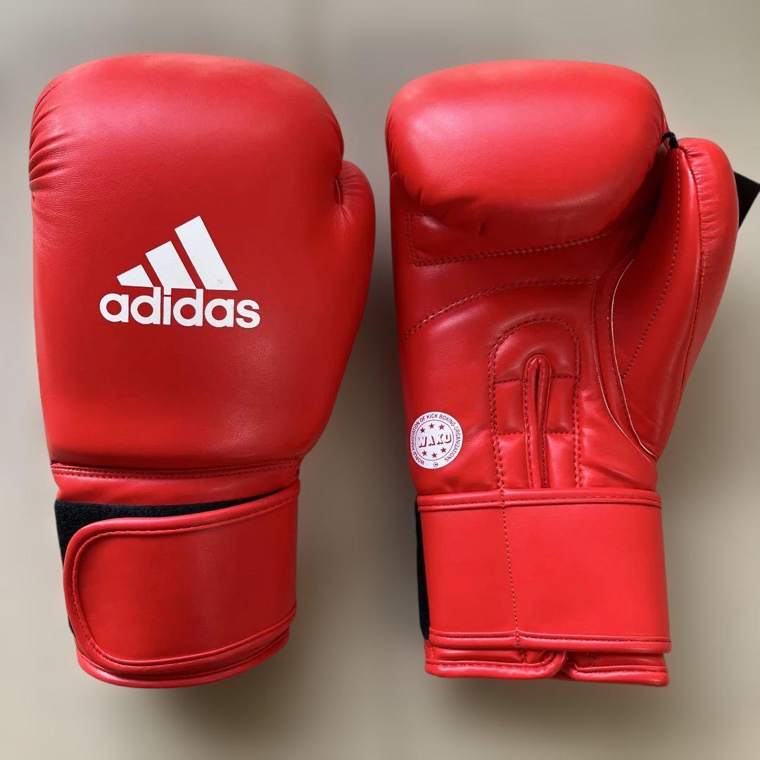 adidas ボクシンググローブ 赤10oz オマケつき adidas ボクシンググローブ 赤10oz オマケつき - メルカリ