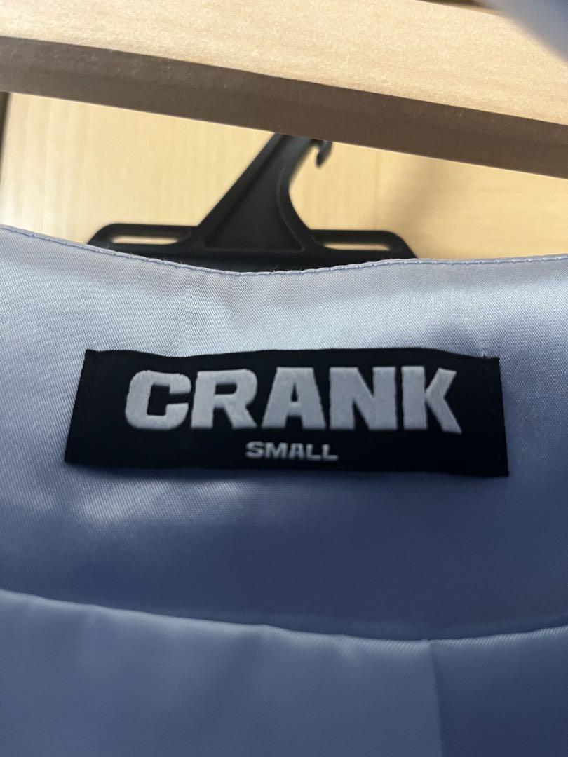 CRANK シルバー プリーツスカート S
