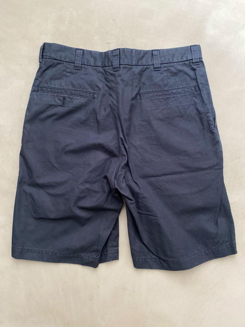 コムデギャルソンオム　ネイビーショートパンツ XS 製品染め