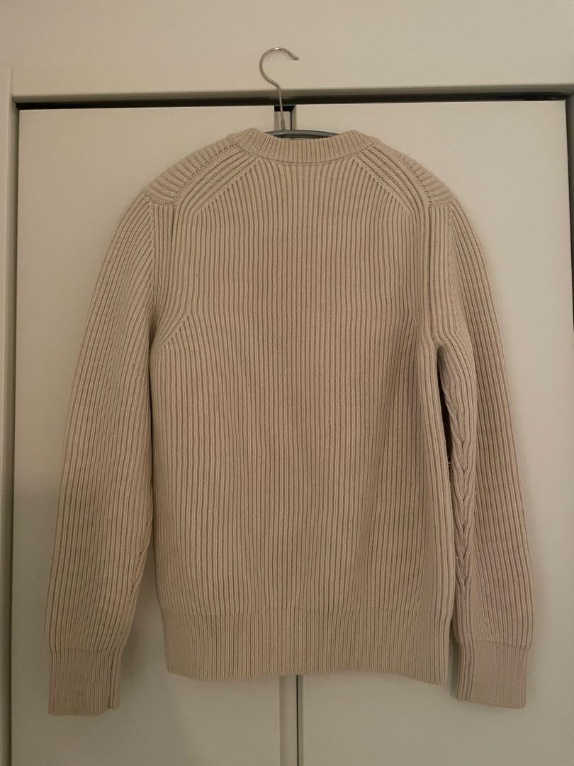 トップス AURALEE WOOL CASHMERE RIB KNIT