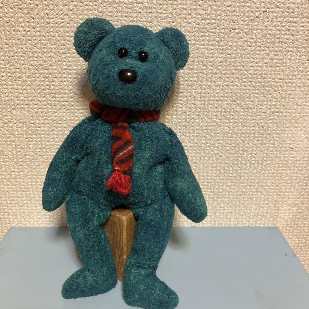 Tyビーニーベイビーズ マフラーテディベアぬいぐるみ クリスマス