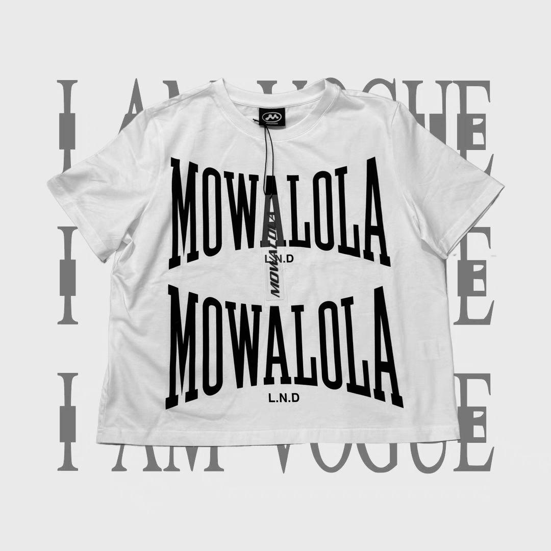 mowalola double logo nettspend 着用 mowalola double logo nettspend 着用（シンプルロゴプラT<br>(9