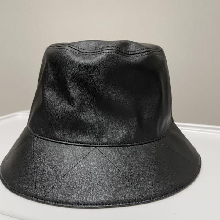 CELFORD セルフォード フェイクレザー バケットハット ブラック バケハ CELFORD セルフォード フェイクレザー バケットハット ブラック バケハ