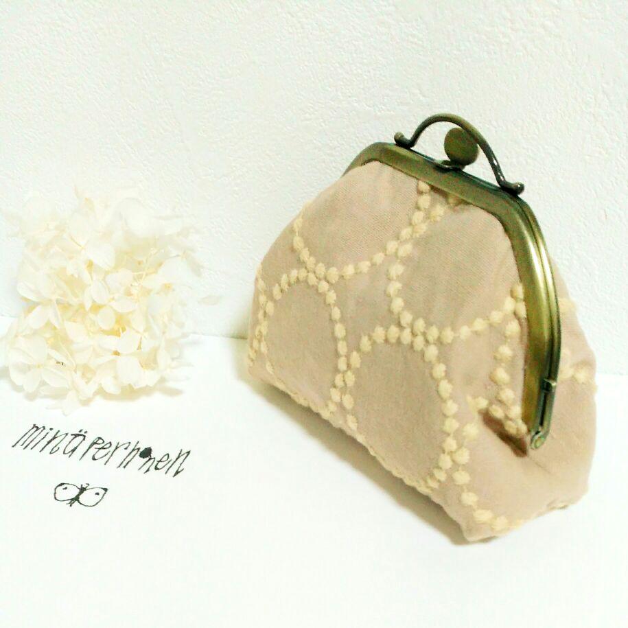 オーダーhandmade＊tambourine がま口 pb*c
