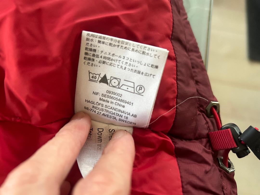 HAGLOFS ダウンジャケット レディース ダウンジャケット S