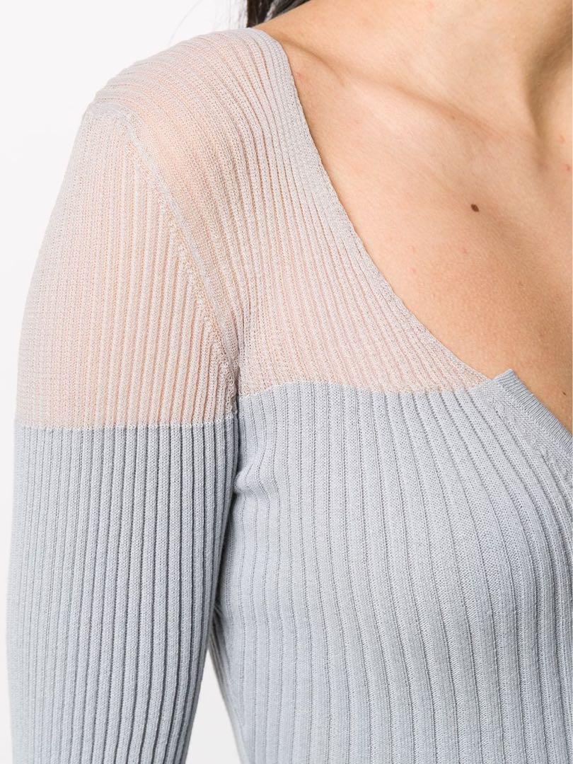 〓JACQUEMUS〓 Le Cardigan Tordu - GREY 画像16