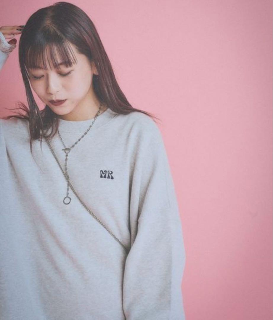 JEANASIS MIKU企画 logo sweat グレー
